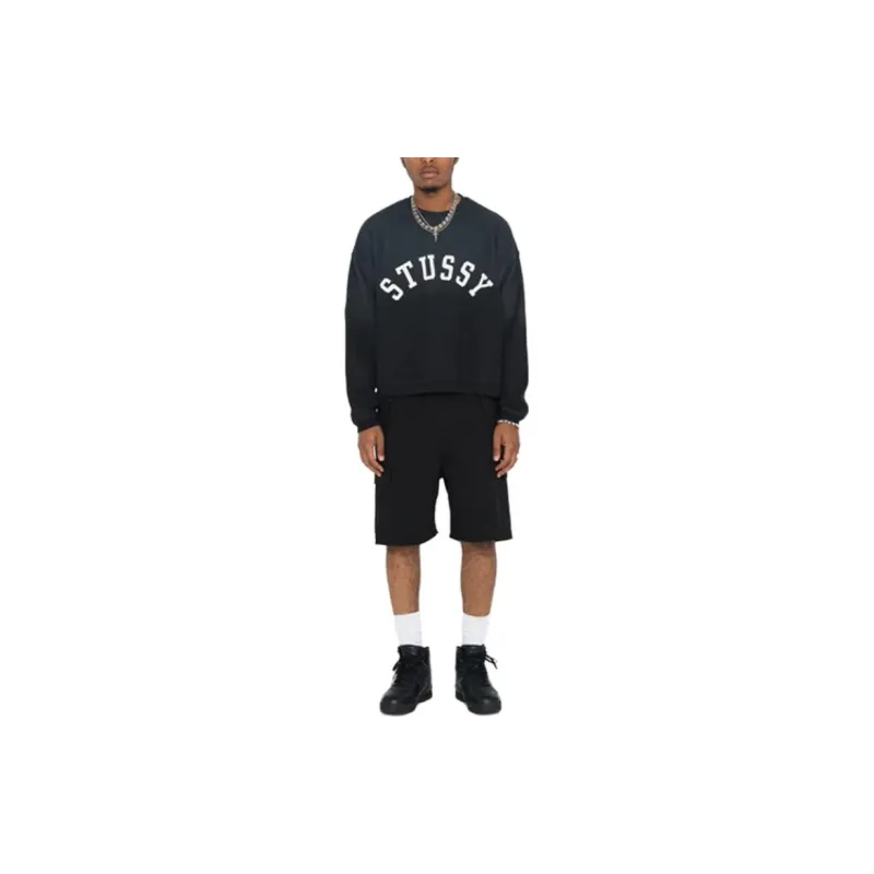 Stussy Sun Faded Oversized Crew-3