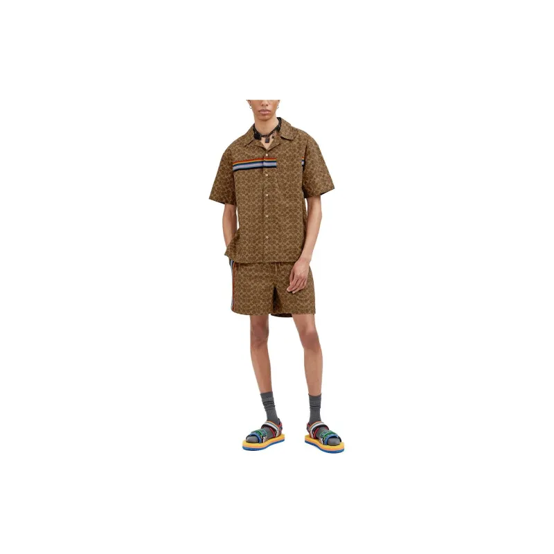 COACH Casual Shorts Men's Brown-2