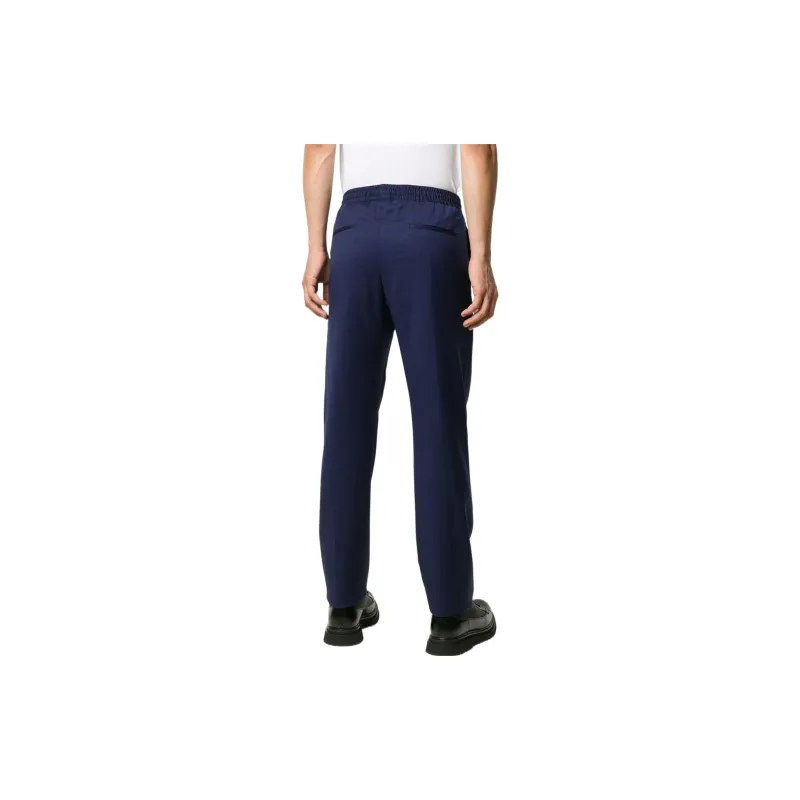 Givenchy Knitted Sweatpants Men Blue-2