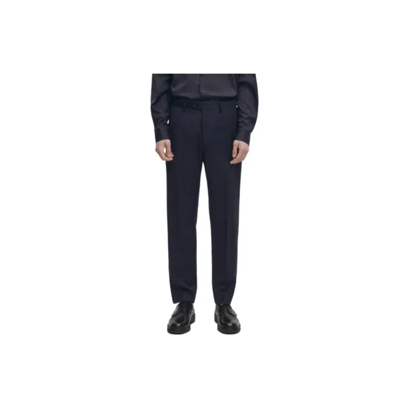 Massimo Dutti Suit Trouser Men's Sea Blue-4