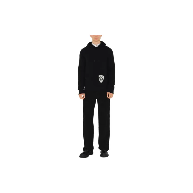 Burberry B Shield Wool Hoodie-1
