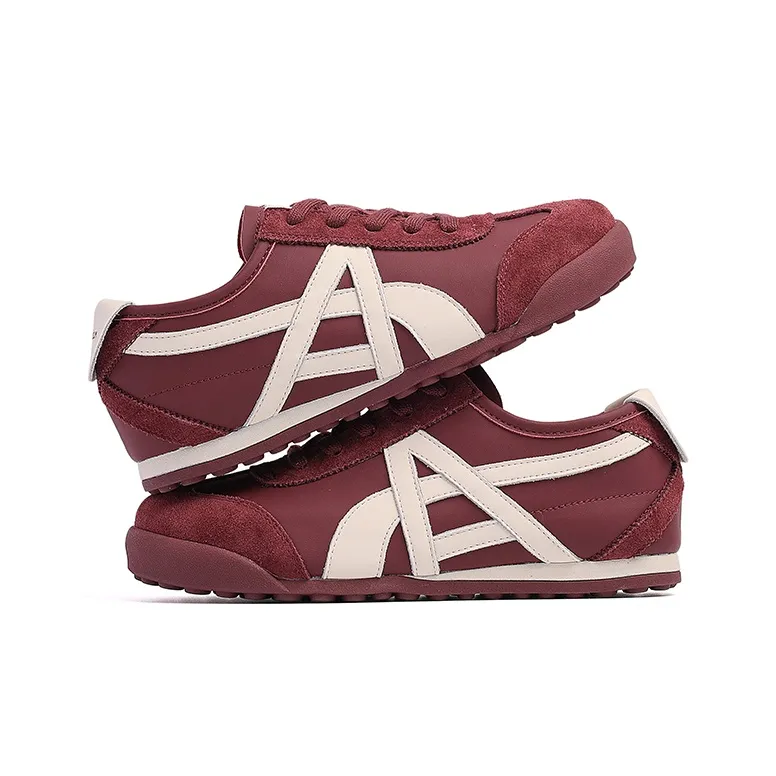 AQUASCUTUM German Army Trainers Lightweight Low Top Casual Shoes Women's Ancora Red-3