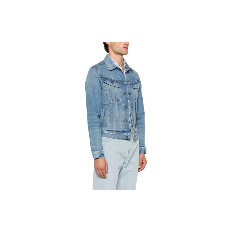 TOM FORD Logo Patch Denim Jacket-3