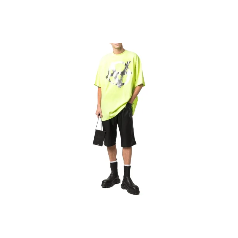 Vetements T-Shirts Unisex Yellow-1