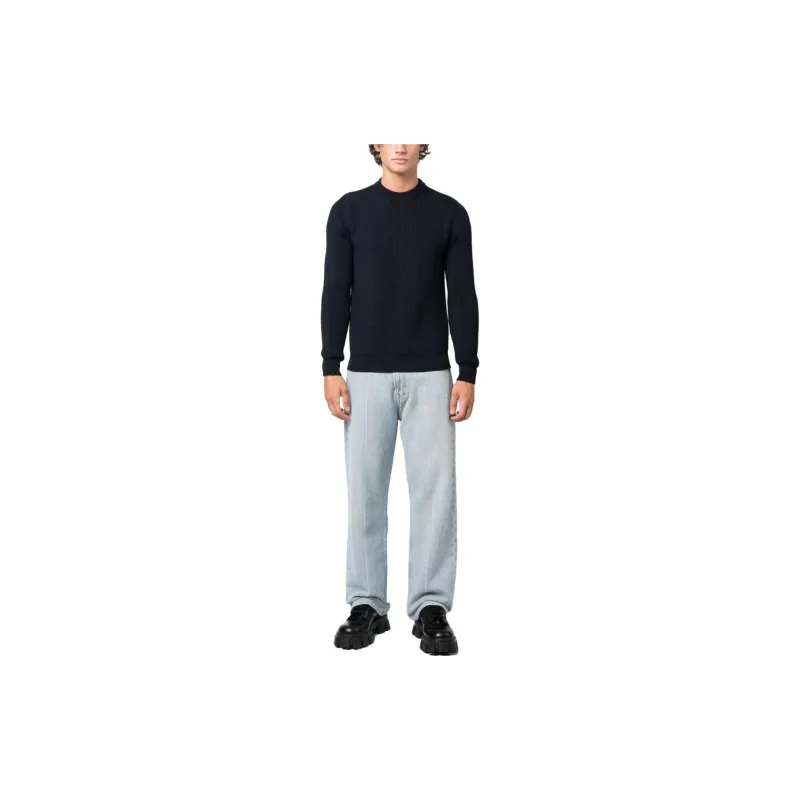 ROBERTO COLLINA Crewneck Knit Sweaters-1