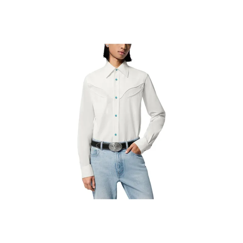 LOUIS VUITTON FW24 Shirt Men's Vanilla-3