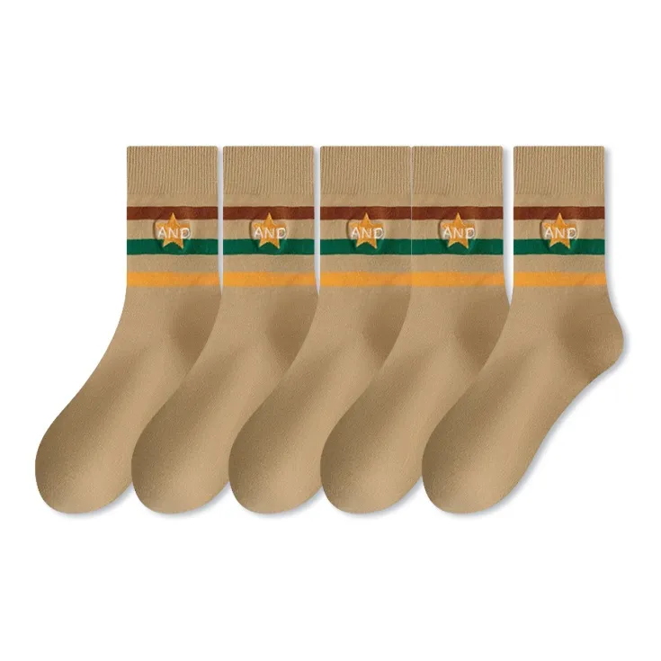 ROBINHOOD Mid Calf Socks Women's 5 Pack-10