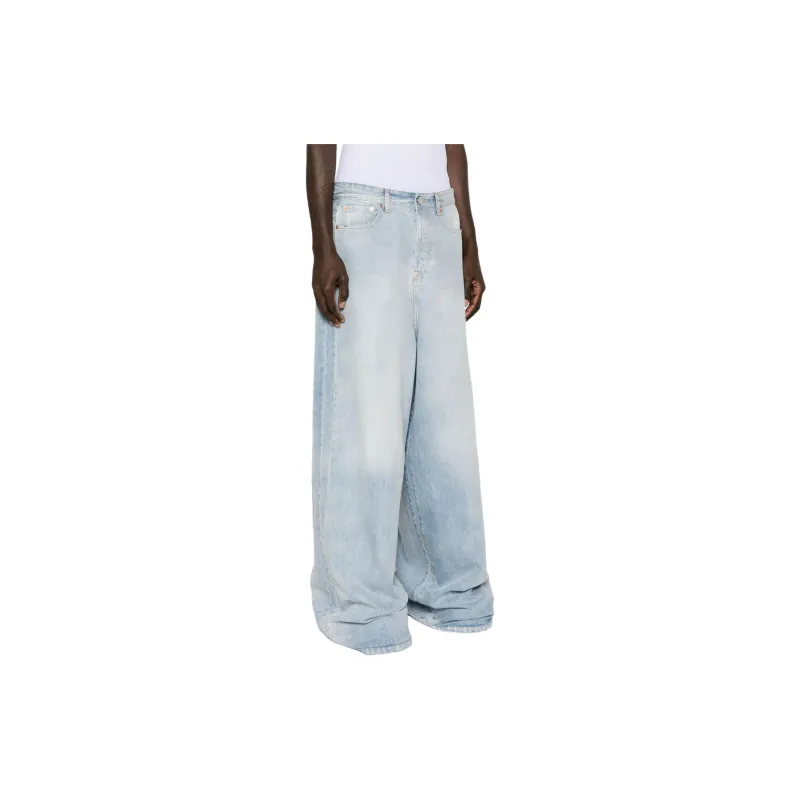 Vetements Wide Leg Jeans-3