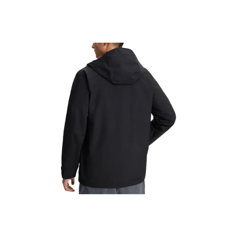 Columbia Waterproof And Windproof Windbreaker Jacket Men's Black-3
