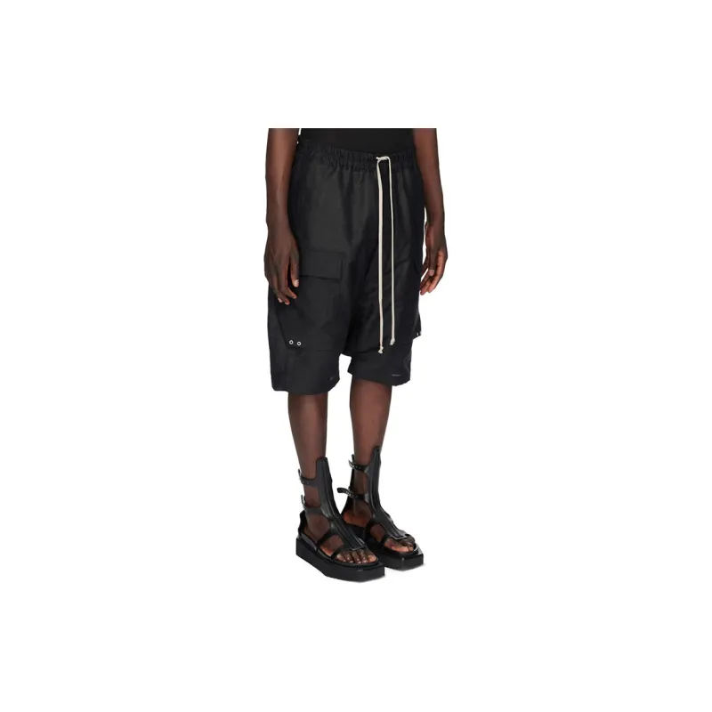 RICK OWENS/RO SS23 Sports Shorts Men's Black-3