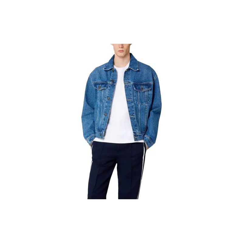 AMIPARIS Boxy Washed Denim Jacket-3