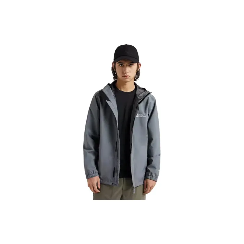Jack Wolfskin Water Resistant Windproof And Water Repellent Windbreaker Jacket Men's-6
