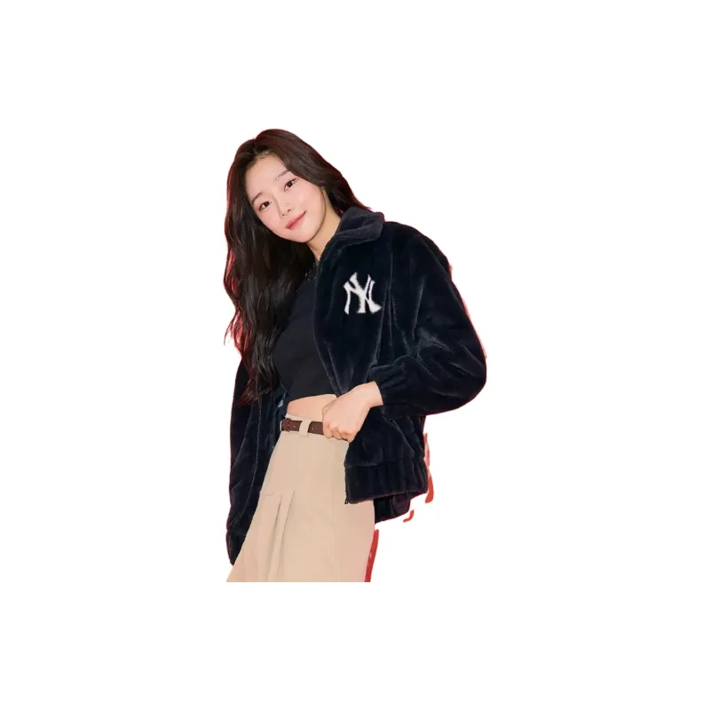 MLB Velvet Jackets Unisex Black-6