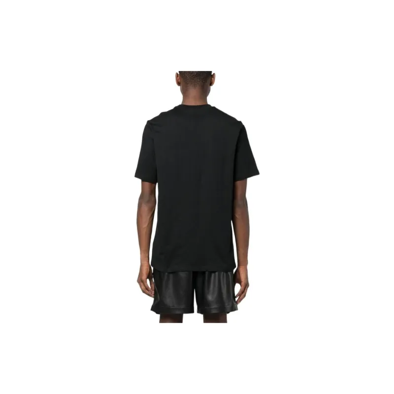 MSGM Logo Printed Crewneck T Shirt-2