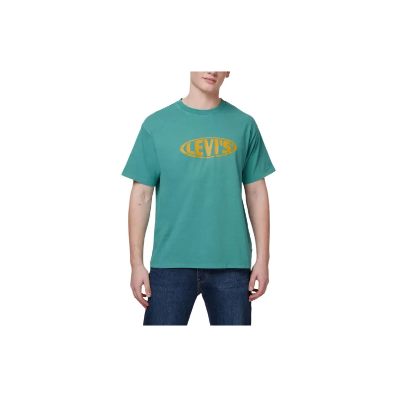 Levis T Shirts Men Green-1