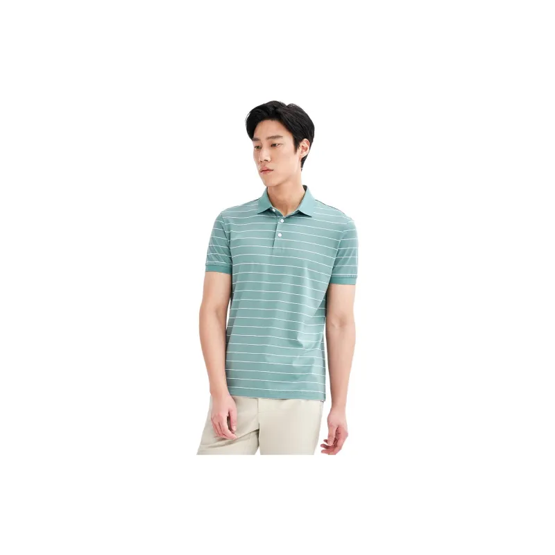 GOLDLION Polo Shirt Men's Green-1