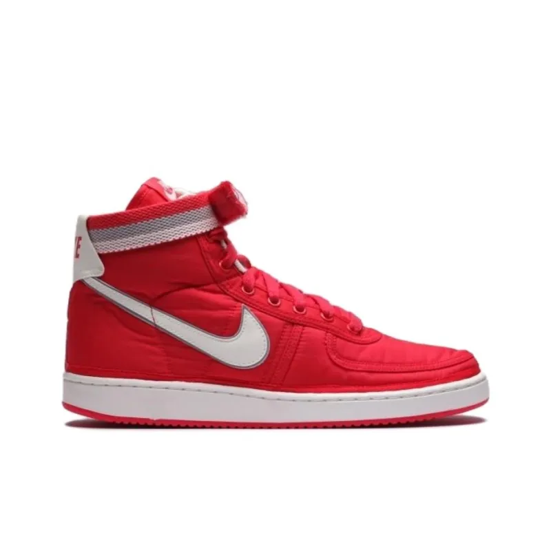 Nike Vandal High Cushioning Wear-Resistant High-Top Basketball Shoes Unisex Red-1