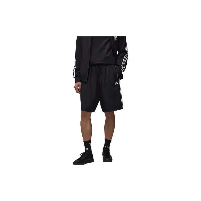 Y 3 Logo print Track Shorts-4