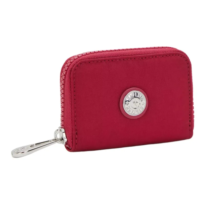 Kipling Recycled Nylon Coin Purse Women's Burgundy-1