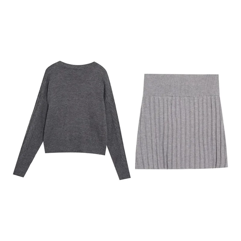 PZHK Two Piece Skirt Sets Women's-1