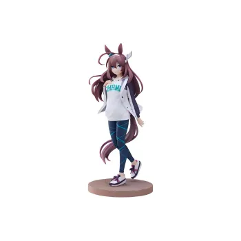 BANPRESTO Pretty Derby Characters Glass Factory Meipu Bourbon Bonus Gifts 18cm