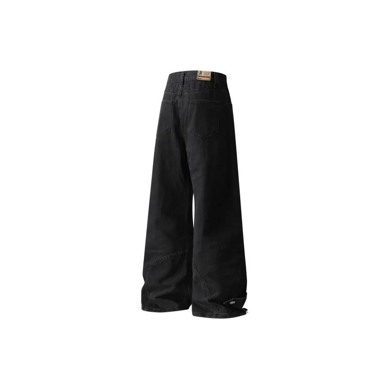 David Bakken x DAOMEIXIONG,LIANMINGKUAN Jeans Unisex Black-1
