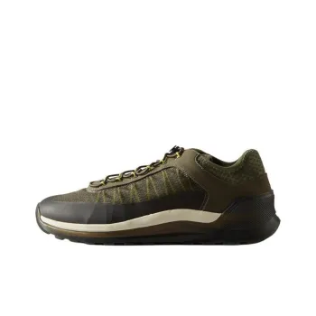 HUNTER Slip Resistant Low Top Casual Shoes Men's Bamboo Green Moon White Color Block