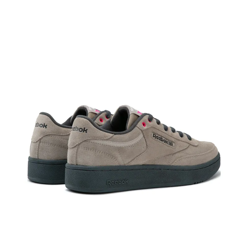 Reebok CLUB C 85 W+ Anti-Slip And Wear-Resistant Height Increasing Low-Top Skateboard Shoes Unisex Khaki-4