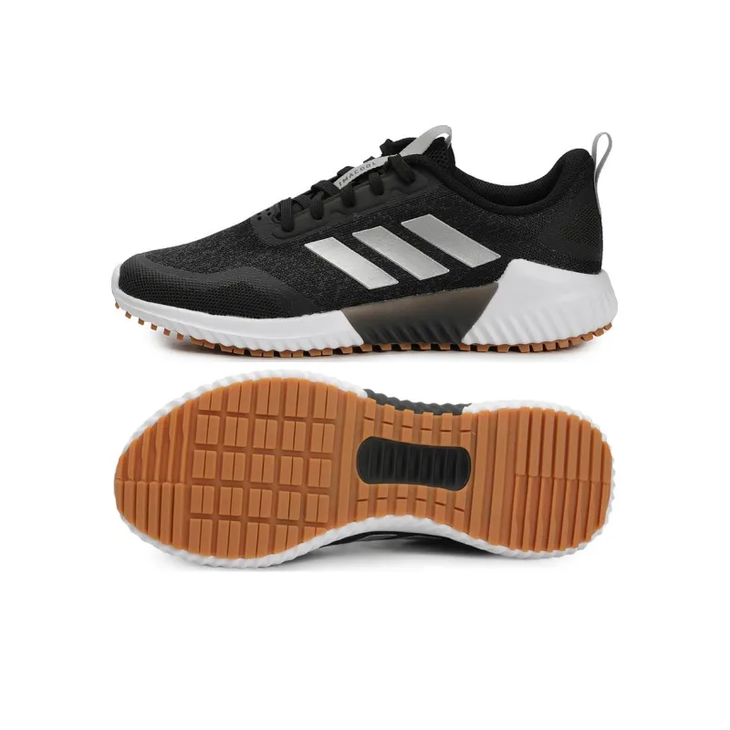 Adidas Edge Runner Slip Resistant Low Top Running Shoes Women's Black-4