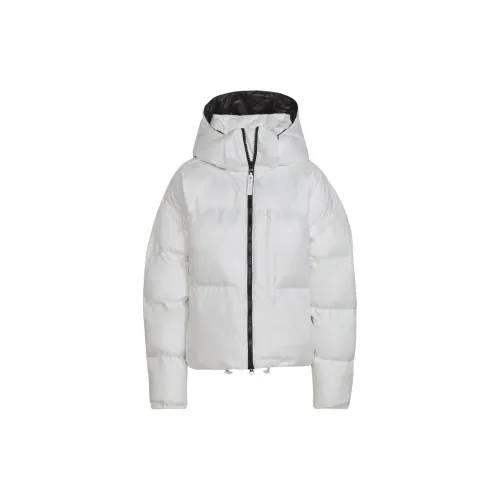 Adidas Cropped Coats Women's White