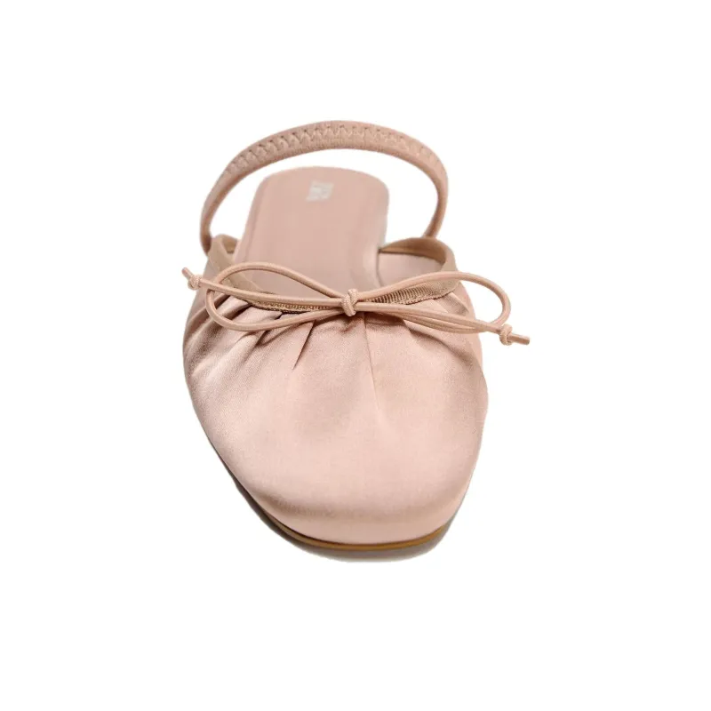 ZARA Abrasion-Resistant Wrap-toe Slippers Women's Rose Red-4