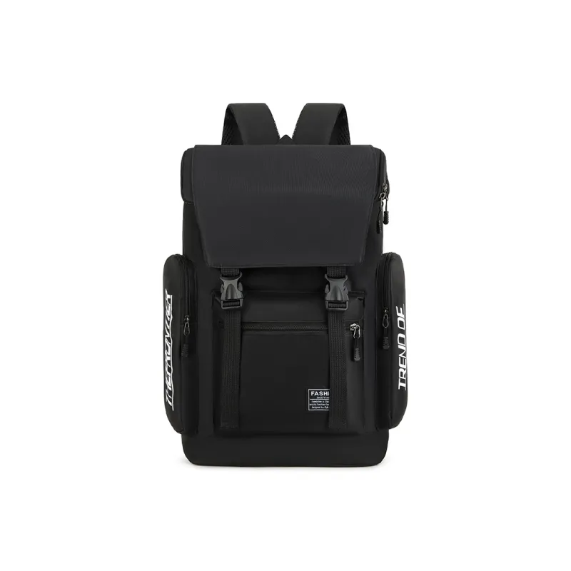 GEERDUN Oxford Backpacks Backpack Unisex Black/Gray-0