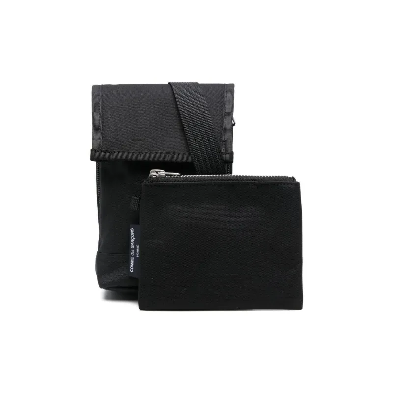 CDG Nylon Shoulder Bag Crossbody Bag Men's Black-1