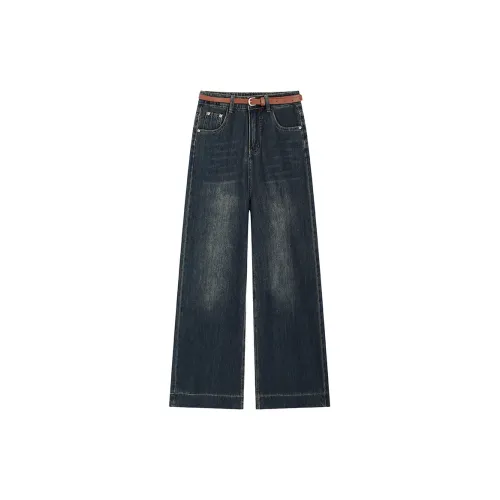 SNZX Jeans Women's Vintage Blue