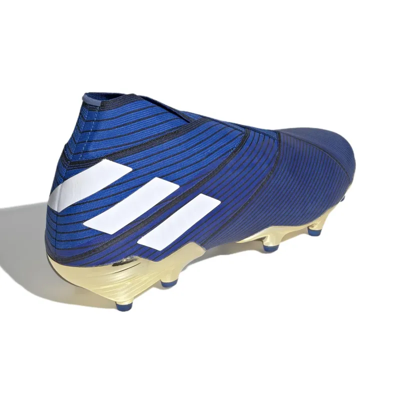 Adidas Nemeziz 19 Non slip Support Soccer Shoes Unisex Blue-3