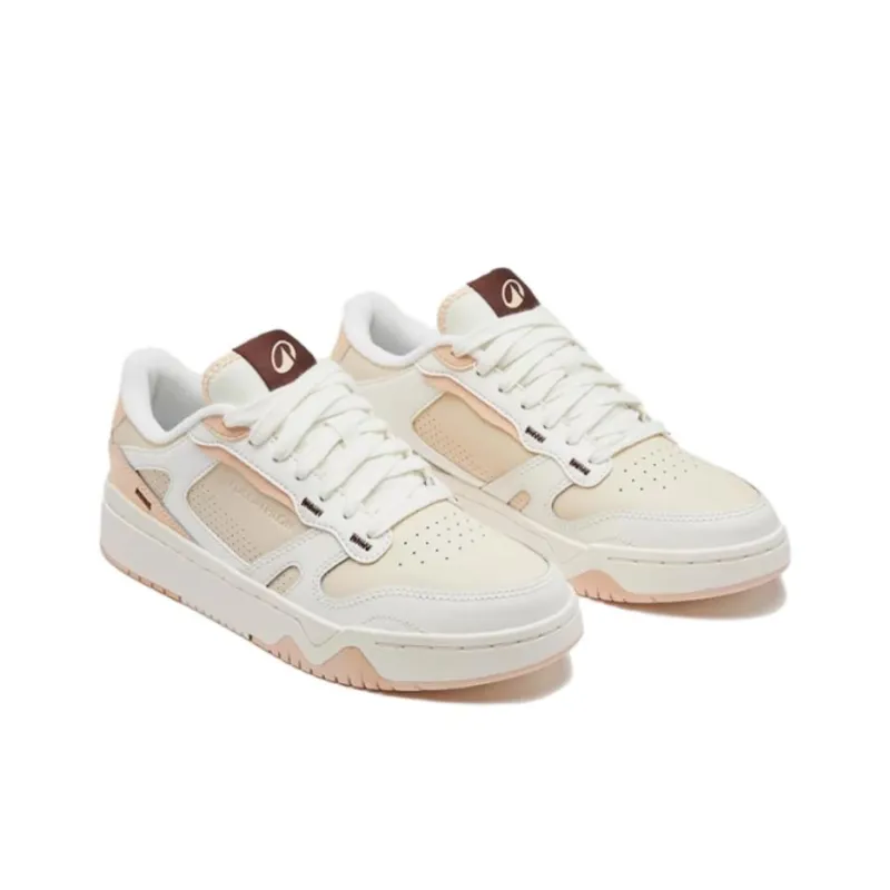 DECATHLON Slip Resistant, Abrasion Resistant, Breathable Low Top Skateboard Shoes Women's Ecru-2
