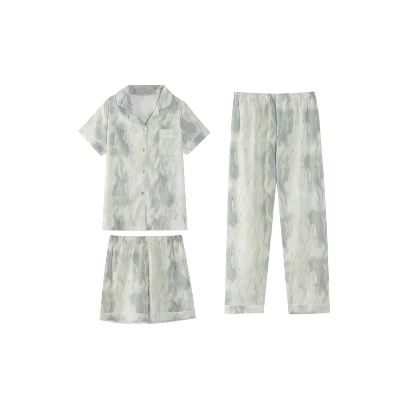 WANANNI Pajama Set Women's Iridescent Green-0