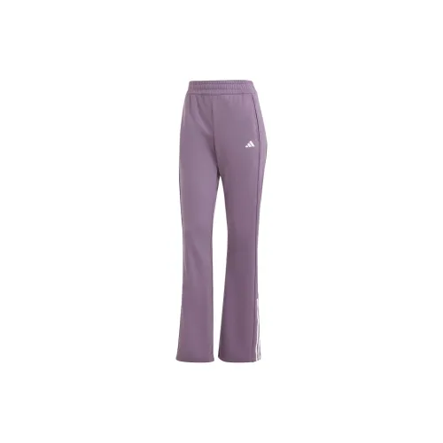 Adidas Knitted Sweatpants Women's Purple