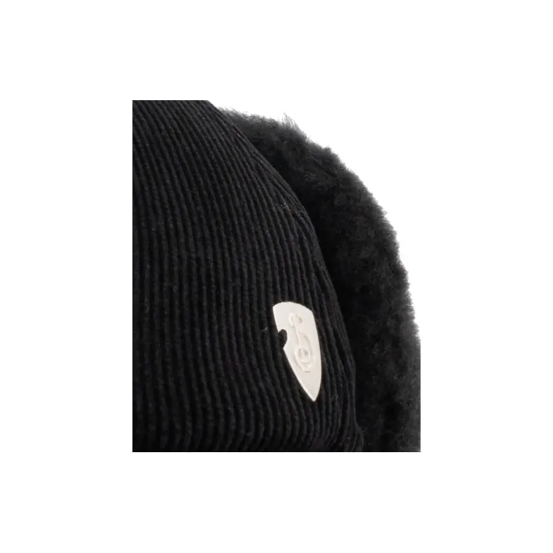 Burberry Logo Detailed Corduroy Cap-2