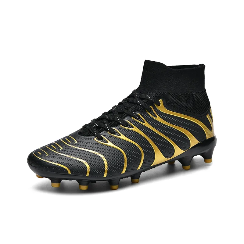 Kuding FG Rubber Long Studs Soft Ground Natural Ground Slip Resistant Stain Resistant Coverage Soccer Shoes Unisex-3