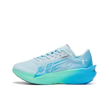 QIAODAN Flying Shadow PB4.0 Cushioning Breathable Low Top Carbon Plate Running Shoes Men's Blue