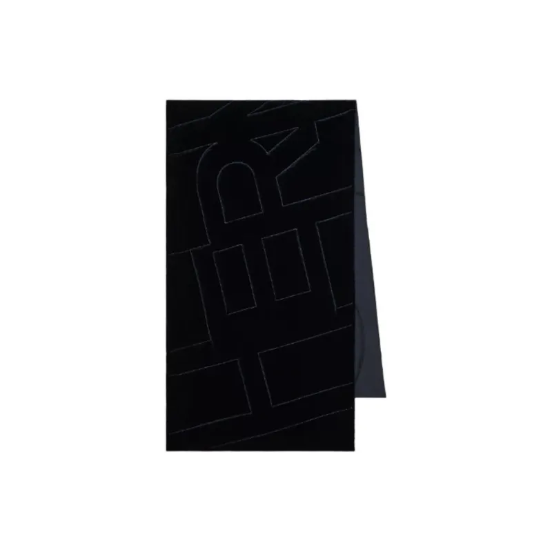 HERMES Silk Shawls Women's Black-0