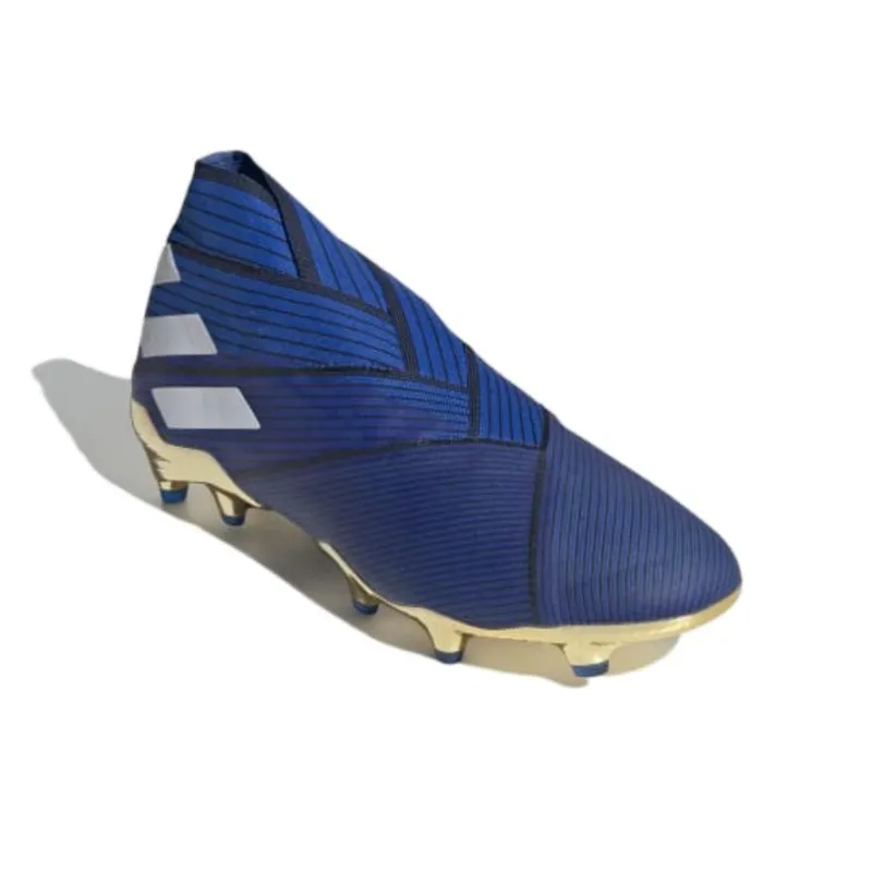 Adidas Nemeziz 19 Non slip Support Soccer Shoes Unisex Blue-2