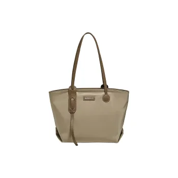 Marino Orlandi Fabric Shoulder Bags Handbags Large Size Women's Khaki