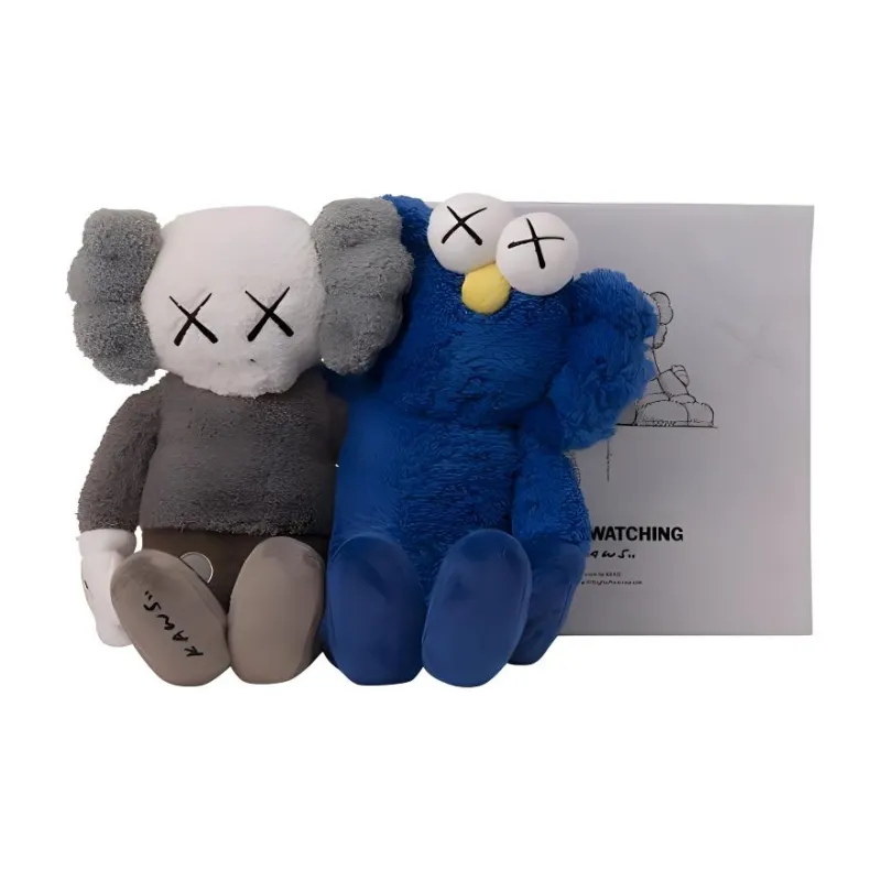KAWS Seeing/Watching Plush Grey/Blue-2