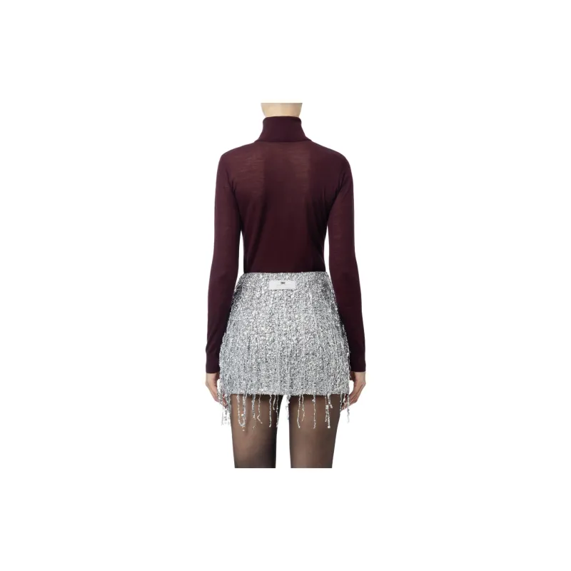 Elisabetta Franchi FW24 Sweater Women's Red Black-1