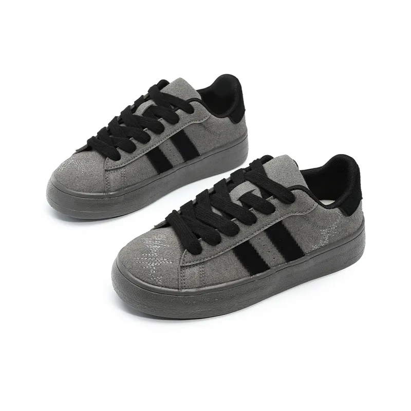 Feiyue Box Platform Niche Versatile Skateboard Shoes Women's Multicolor, Ecru-2