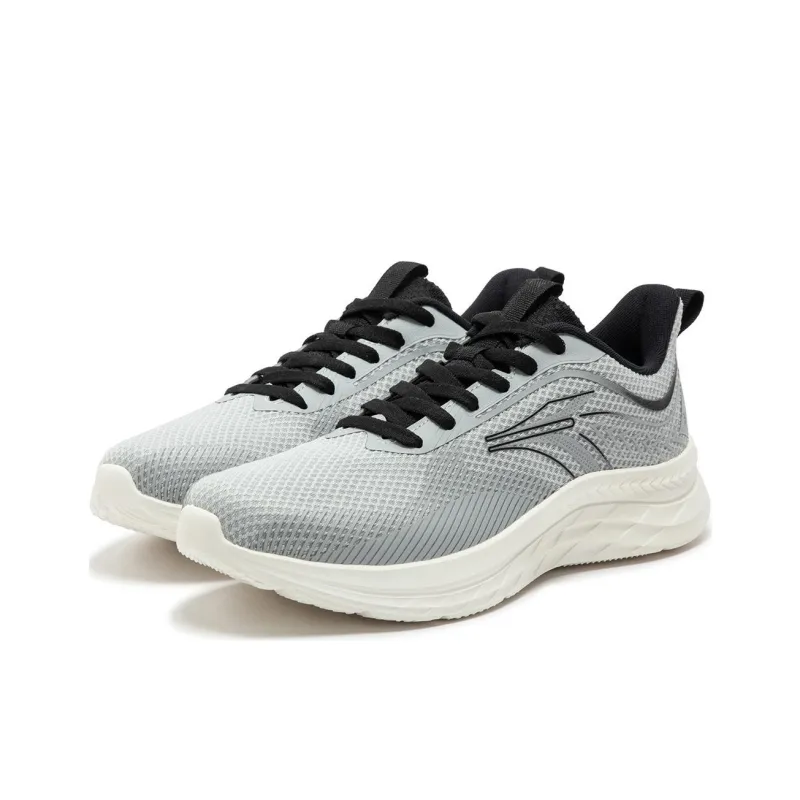361° Anti Slip Wear Resistant Low Top Casual Running Shoes Men's Gray Black-4