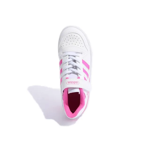 Adidas Forum Low J 'White Screaming Pink'-4