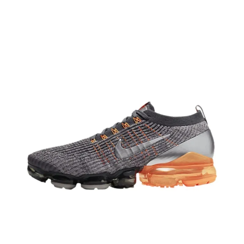Nike Air VaporMax Flyknit 3 Dark Grey Total Orange-0